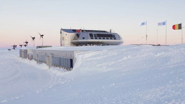 The Princess Elisabeth Antarctica in the soft late austral spring twilight - © International Polar Foundation