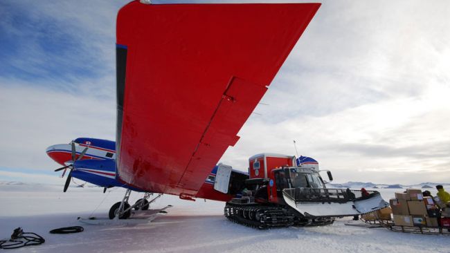 Basler at Utsteinen - © International Polar Foundation