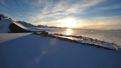 Princess Elisabeth from the plane - © International Polar Foundation
