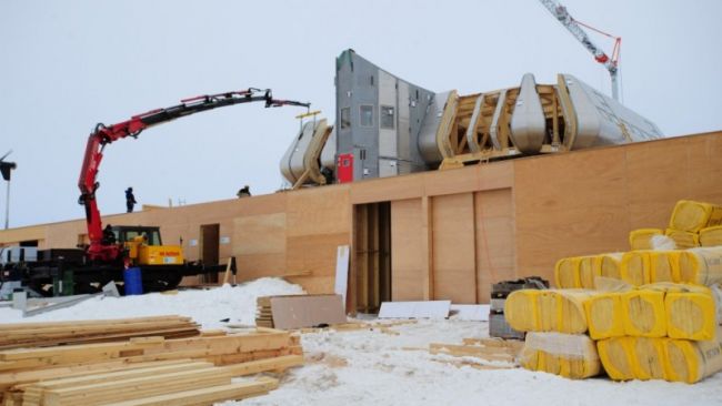 Station progress - © International Polar Foundation