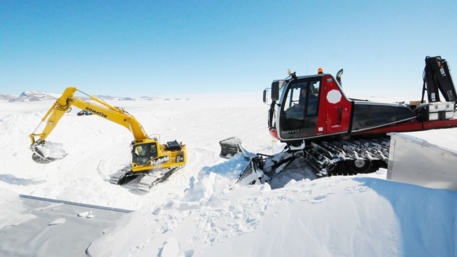 Too Much Snow! Princess Elisabeth Antarctica Research Station
