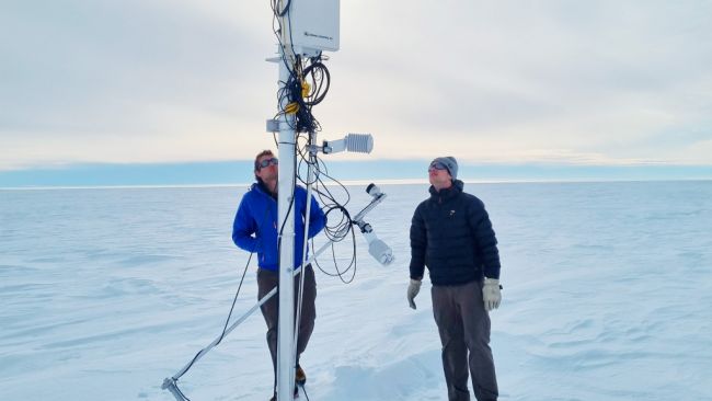 Servicing Automatic Weather Stations for the PEACE project