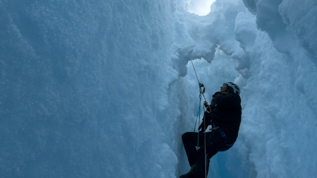 Climbing Out of a Crevasse