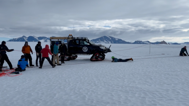 Crevasse Rescue in Action