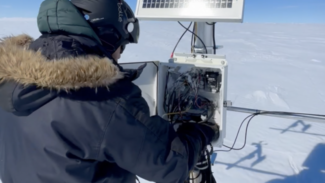Regular Check-ups on the Automatic Weather Stations