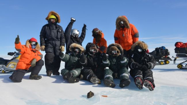 Discovering the 18kg Antarctic Meteorite