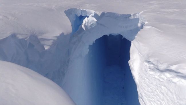 Crevasses: a hidden danger in Antarctica​