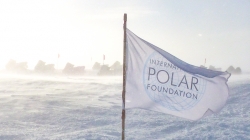The International Polar Foundation, flying the flag at Princess Elisabeth Antarctica - International Polar Foundation