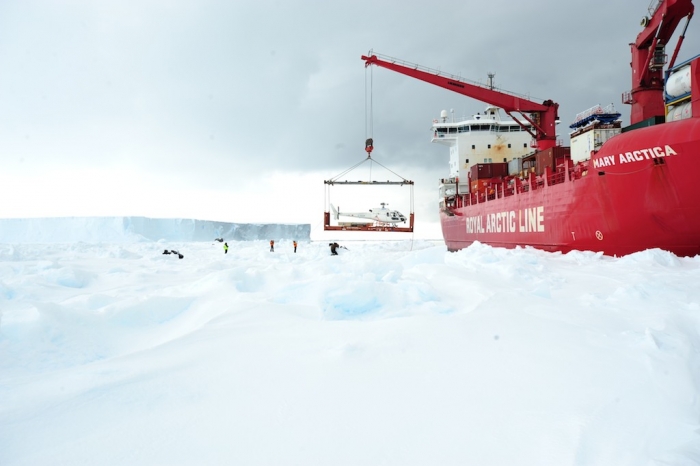 Unloading the white hornet.
 - IPF