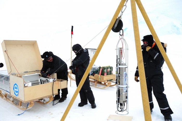 When in the field, team members help scientists mount and unmount their equipment and lend a hand for the actual operations. - International Polar Foundation