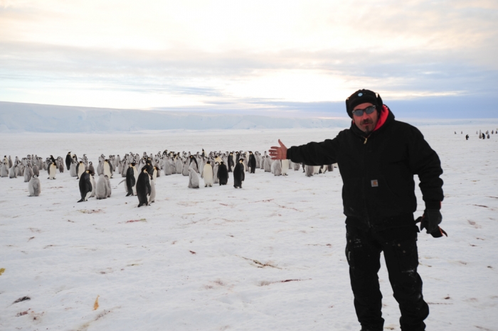 Princess Elisabeth Antarctica chief mechanic Kristof Soete, one of the three first people to visit the colony - International Polar Foundation/Alain Hubert
