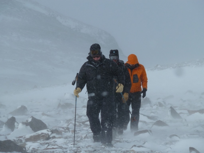 Even in poor weather conditions, we have to go outside for work - International Polar Foundation