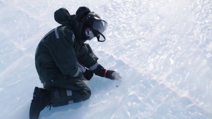 Meteorite in Antarctica - JARE 51 / IPF